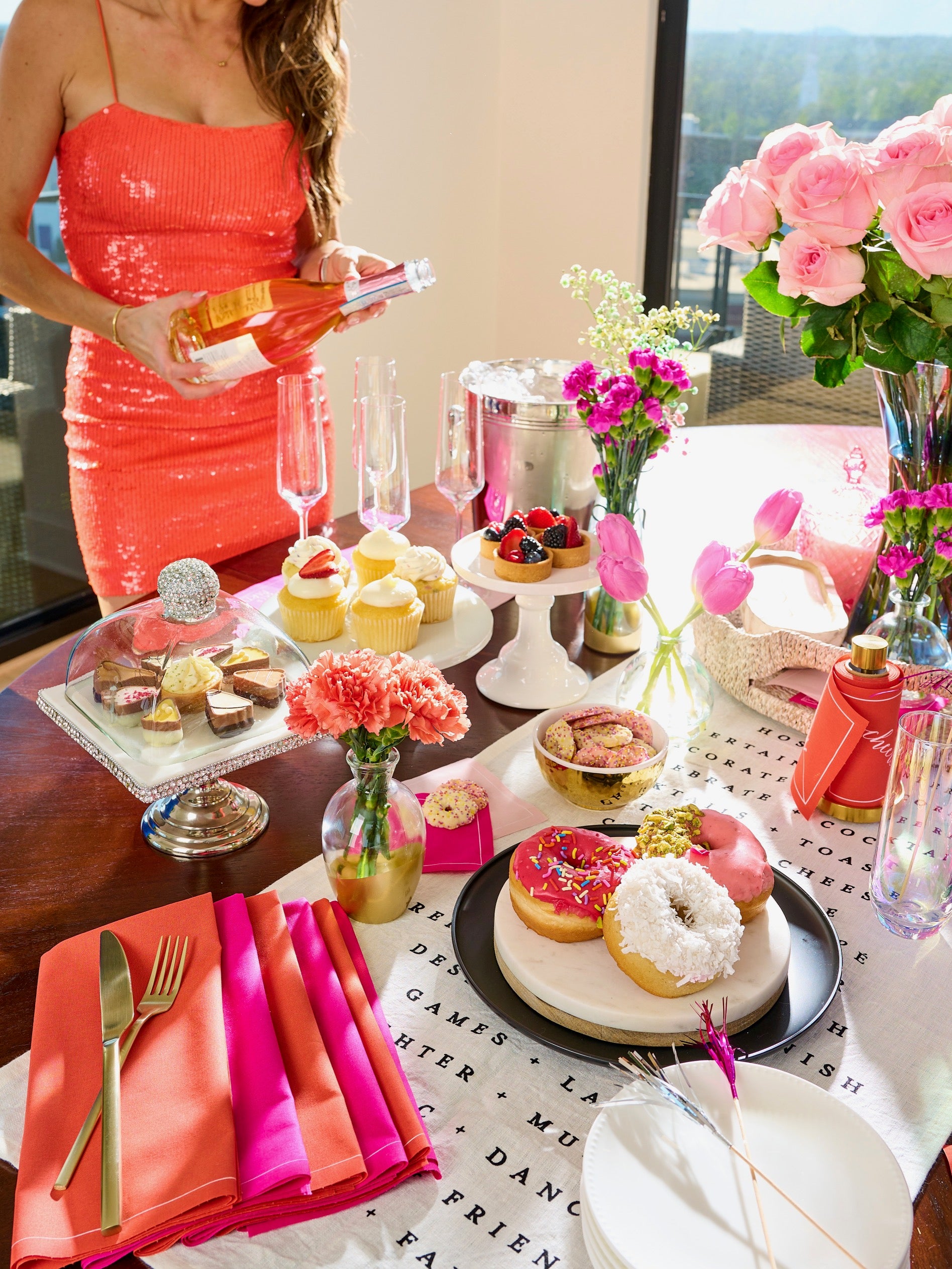 Champagne & Donuts