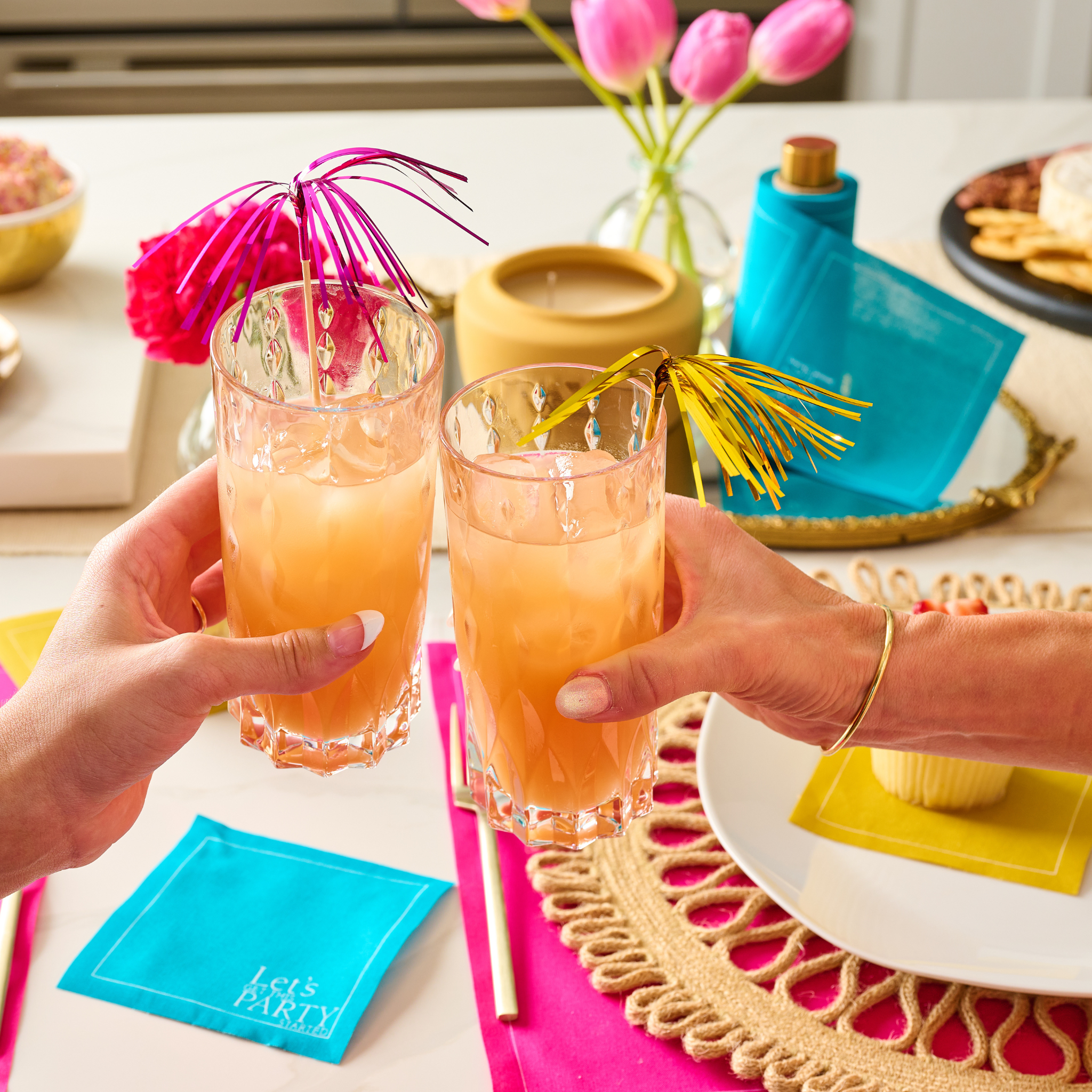 The Real Teal Cocktail Napkins