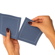 Solid Mystic Blue Cocktail Napkins