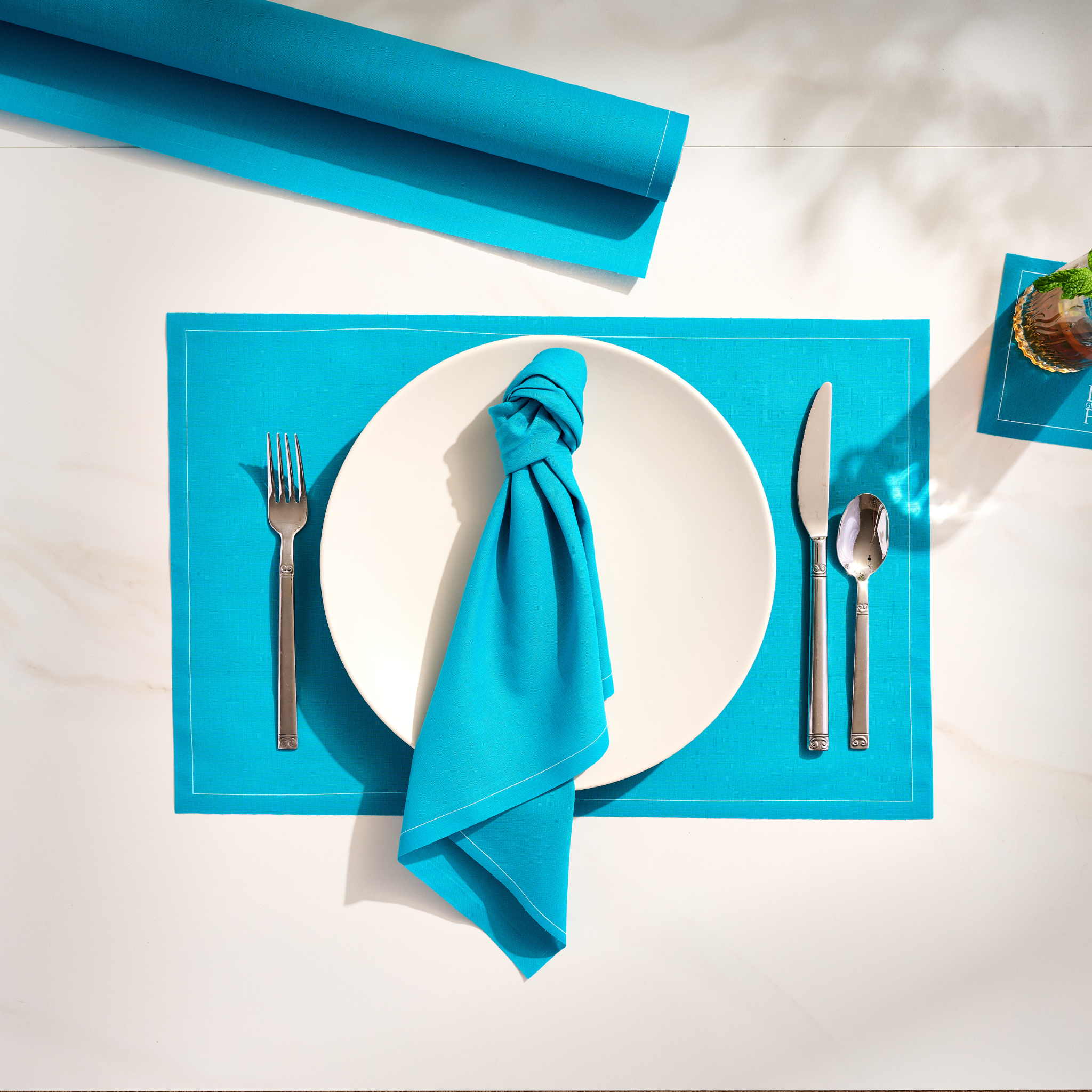 The Real Teal Dinner Napkins