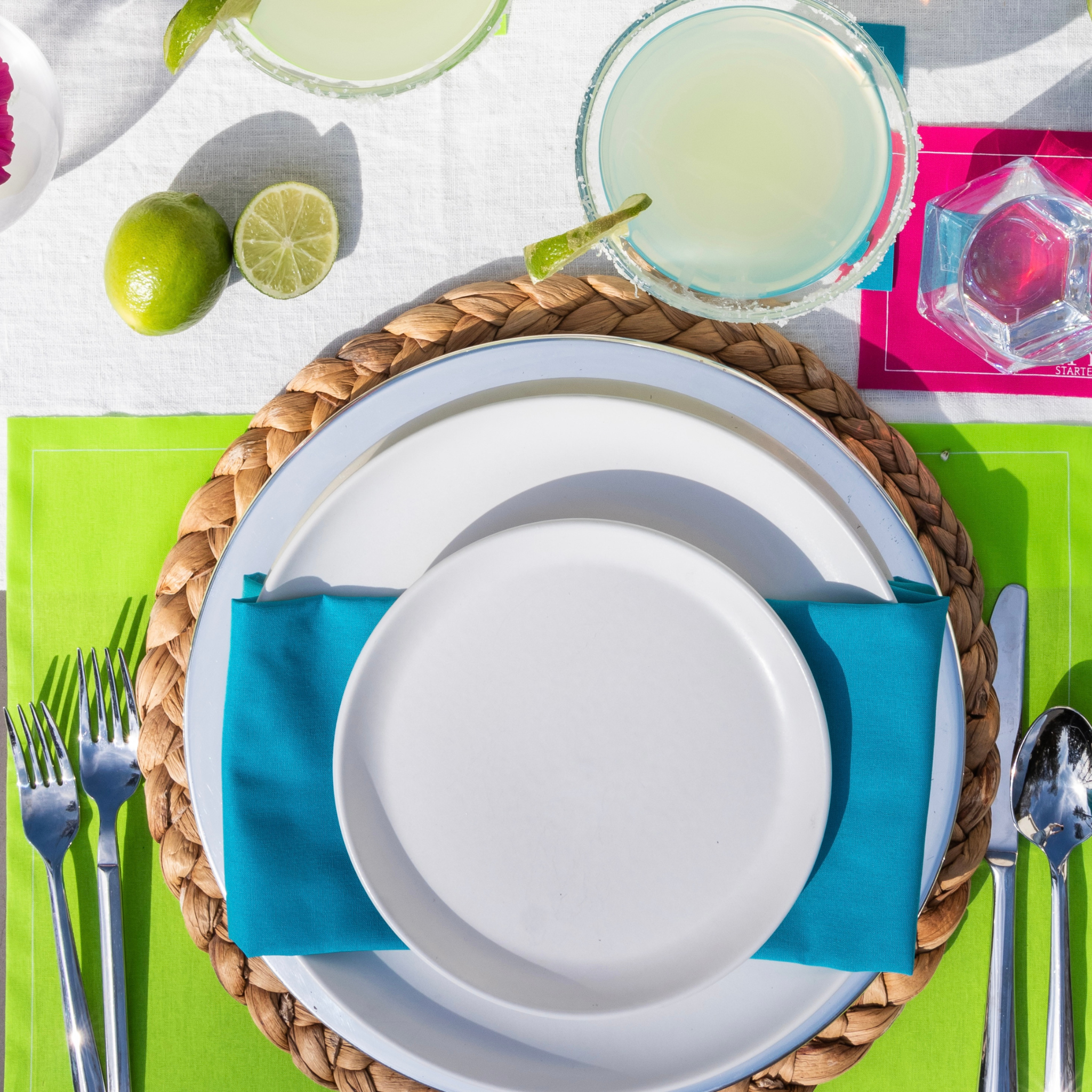 The Real Teal Dinner Napkins