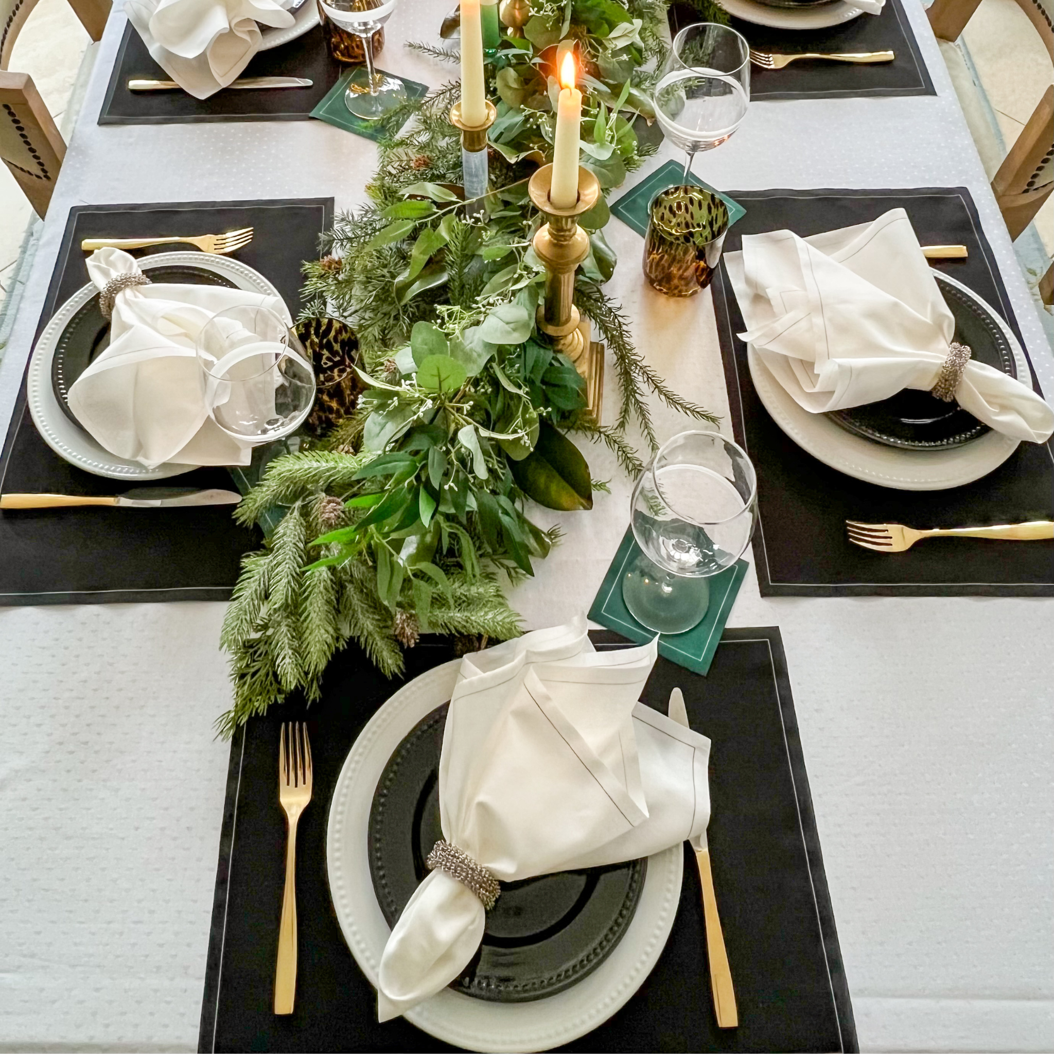 White Rabbit Dinner Napkins