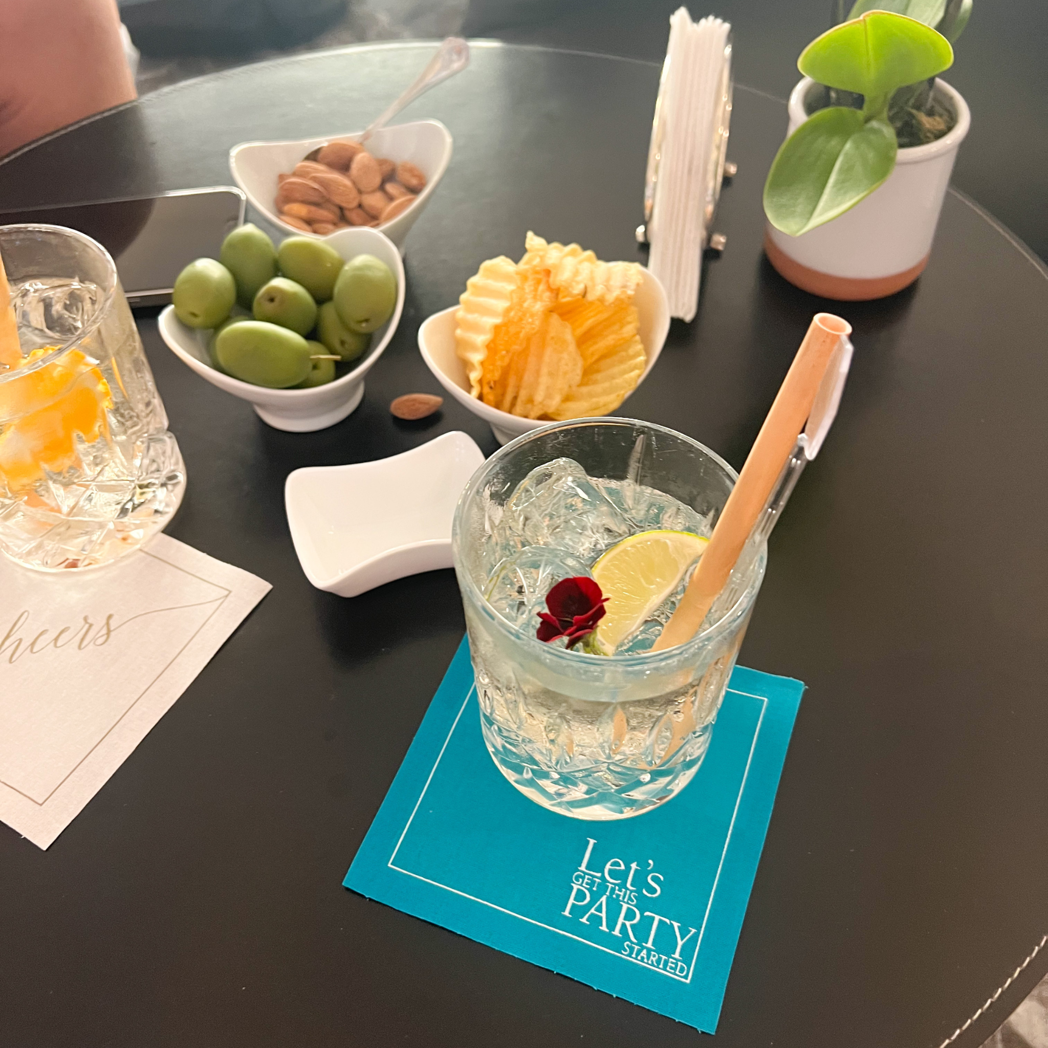 The Real Teal Cocktail Napkins