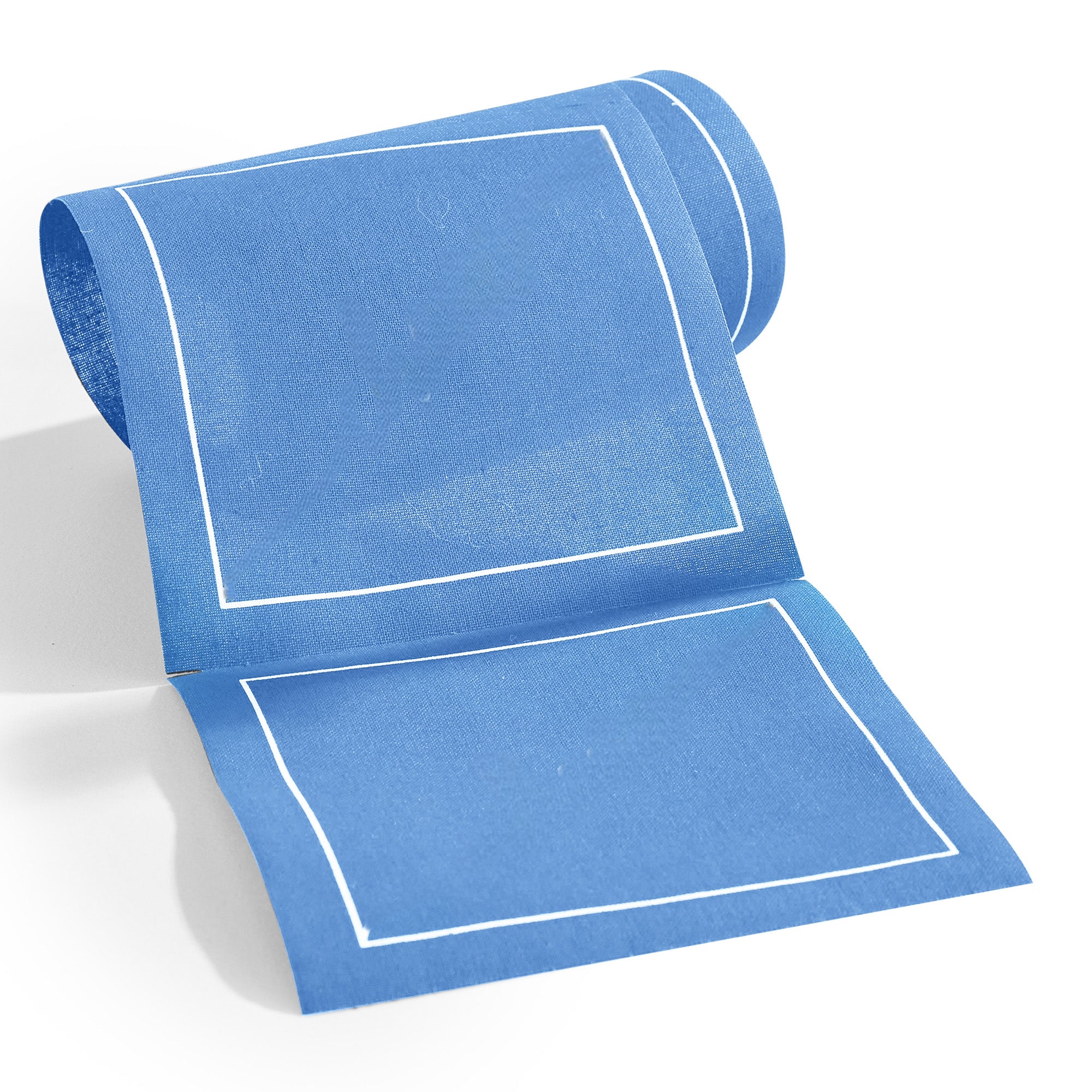 Solid Summer Dreaming Cocktail Napkins White Border